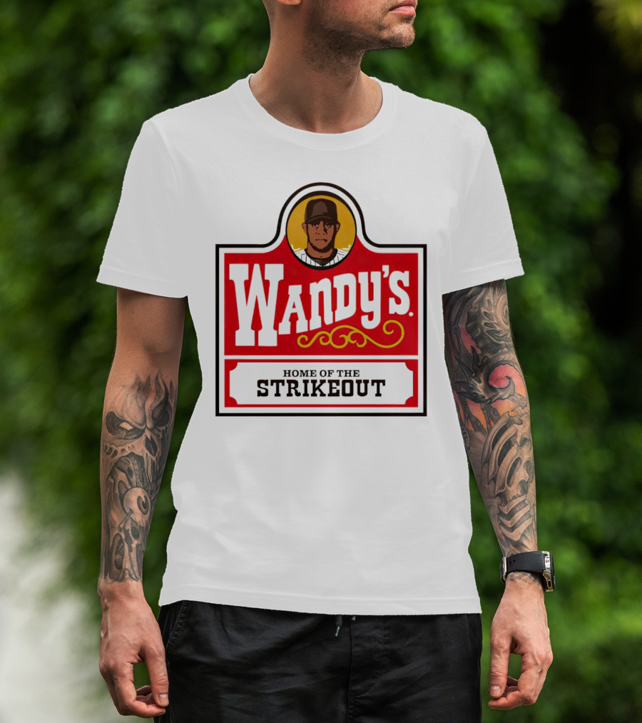 Wandy’s Home Of The Strikeout New York Baseball Classic Pitcher T-Shirt