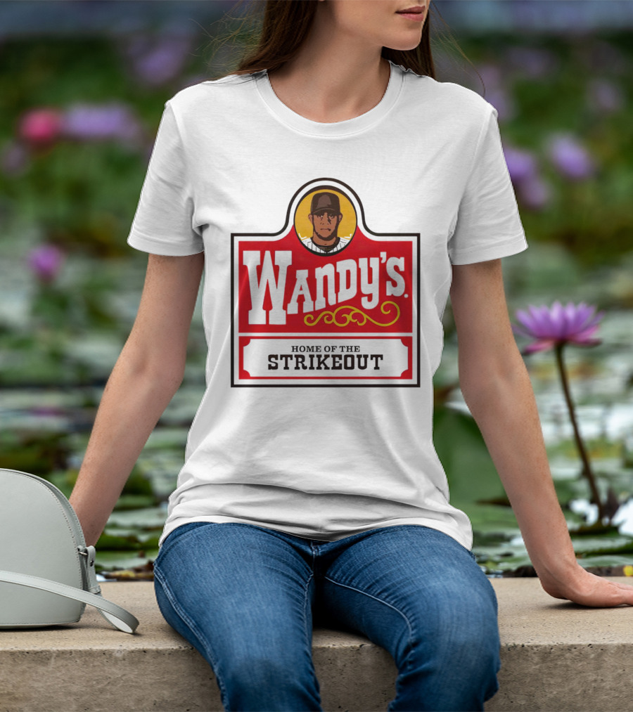 Wandy’s Home Of The Strikeout New York Baseball Classic Pitcher T-Shirt
