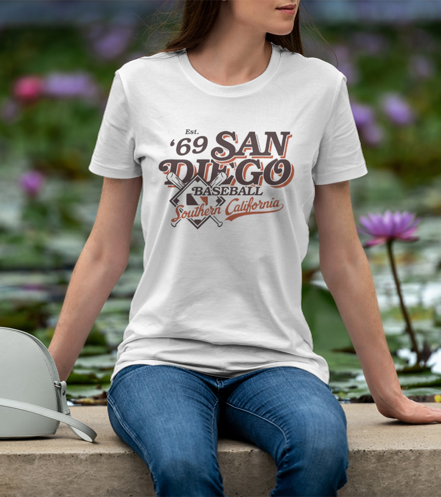 San Diego Baseball Est. '69 Southern California T-Shirt