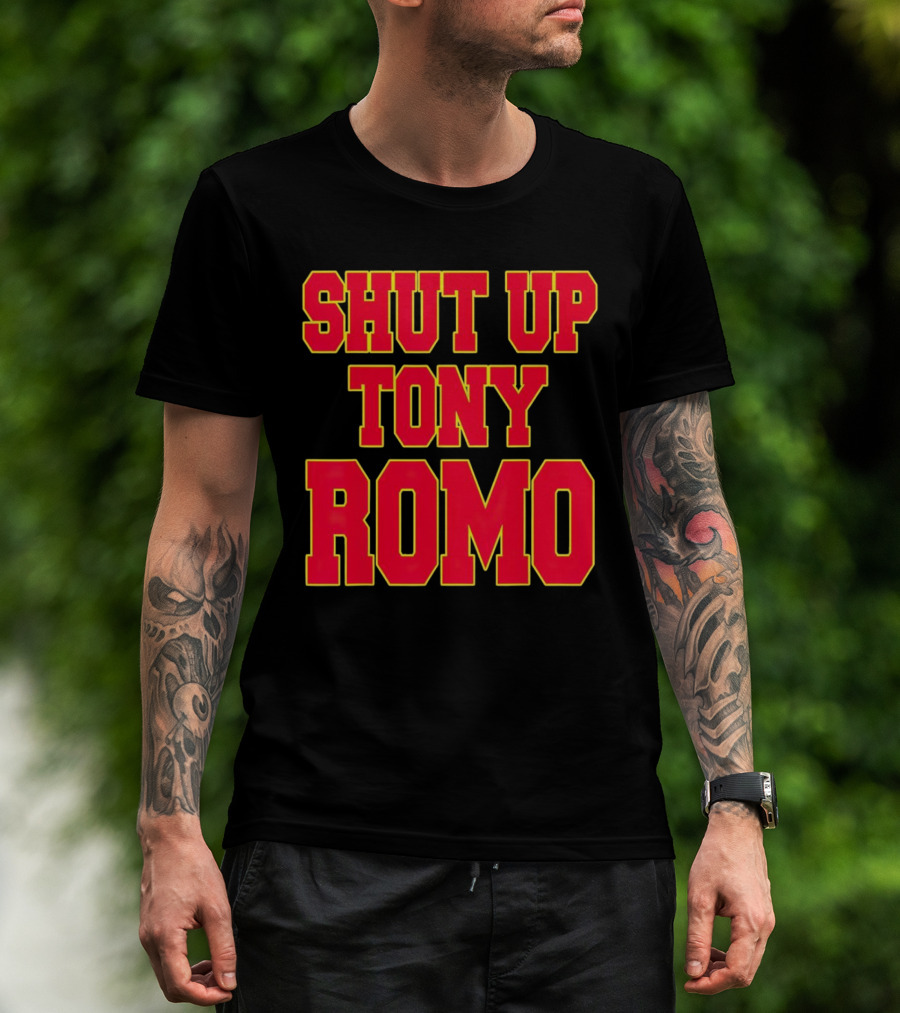 Kansas City Chiefs Shut Up Tony Romo T-Shirt
