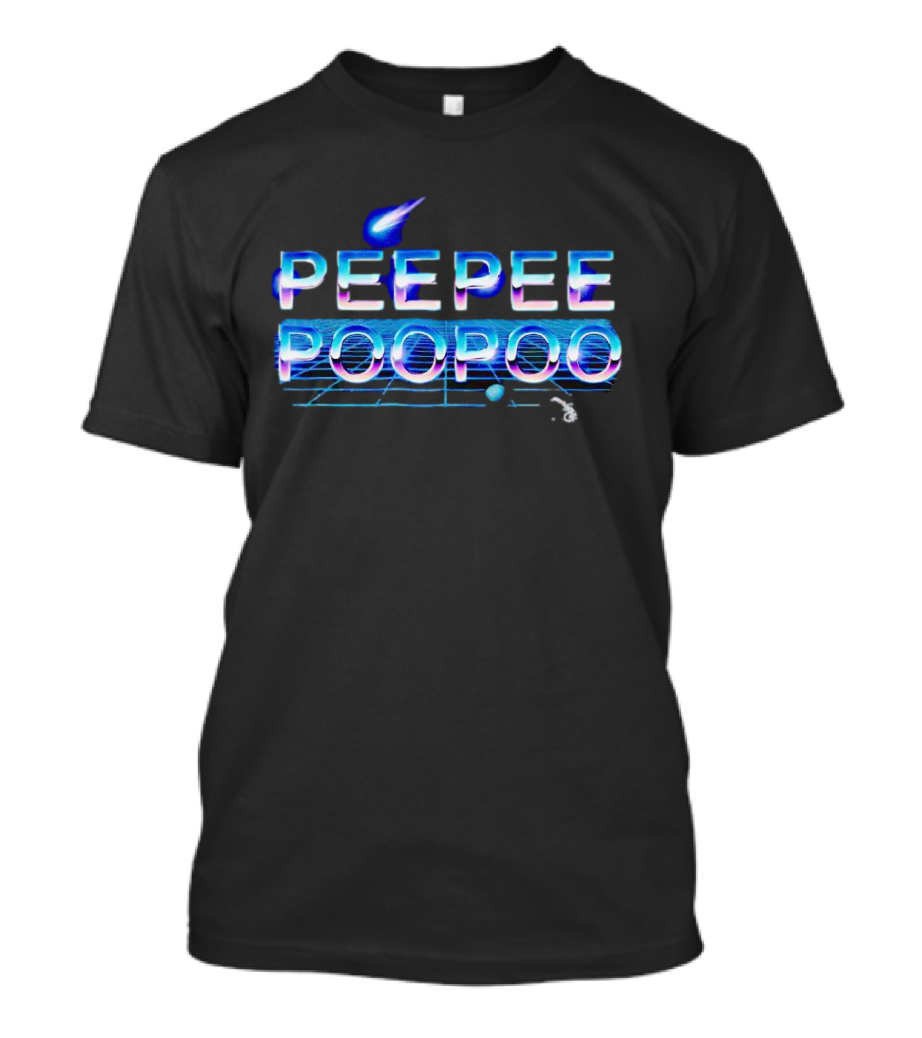 Peepeepoopoo Vaporwave Aesthetic Retro Synthwave T-Shirt