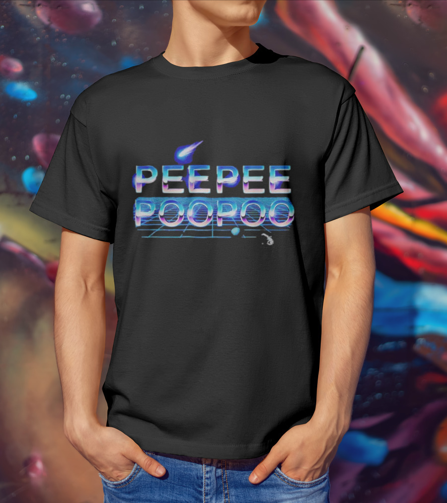 Peepeepoopoo Vaporwave Aesthetic Retro Synthwave T-Shirt