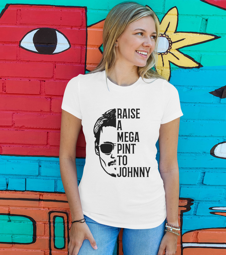 Raise A Mega Pint To Johnny T-Shirt