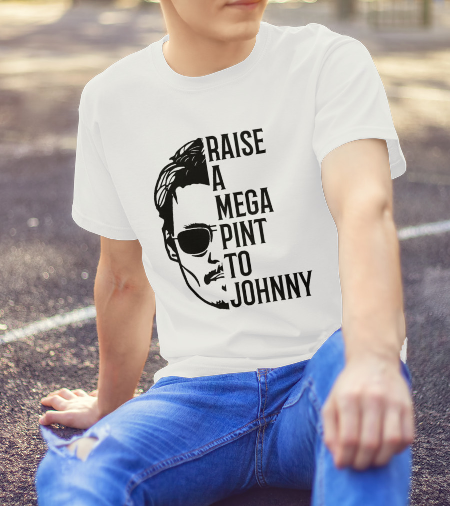 Raise A Mega Pint To Johnny T-Shirt