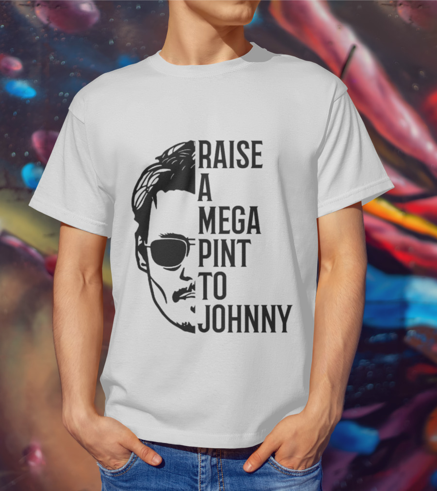 Raise A Mega Pint To Johnny T-Shirt