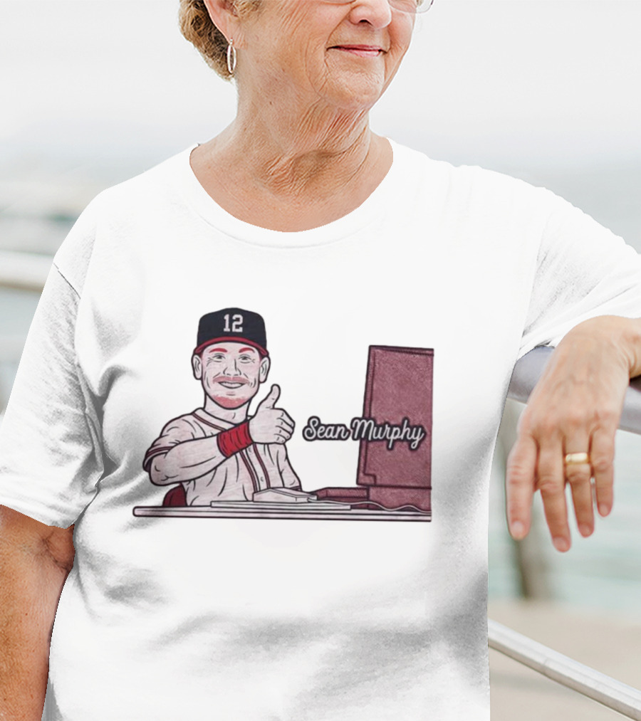 Sean Murphy Thumbs Up Baseball Player 12 Computer Desk T-Shirt