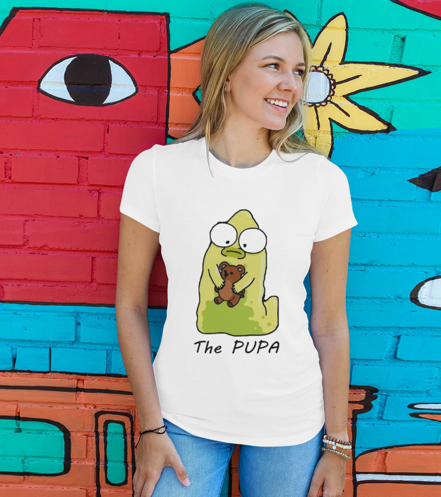 The Pupa Holding Teddy Bear Solar Opposites T-Shirt