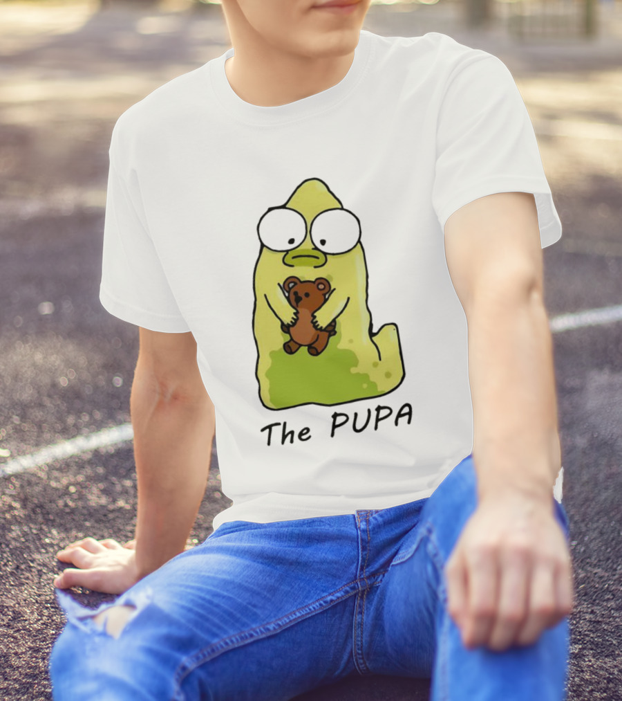 The Pupa Holding Teddy Bear Solar Opposites T-Shirt