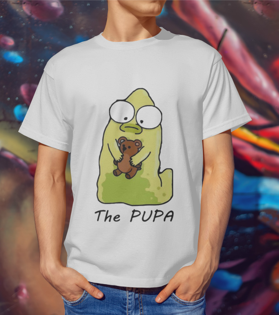 The Pupa Holding Teddy Bear Solar Opposites T-Shirt