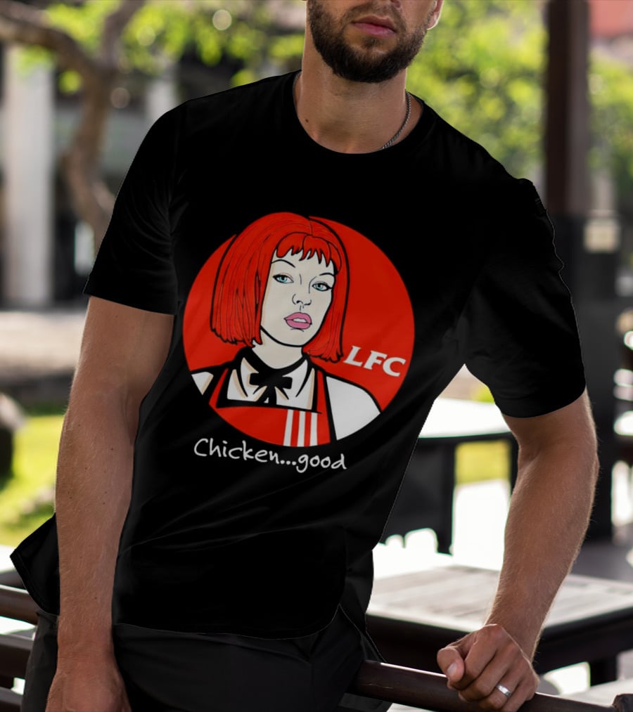 Chicken Good LFC Retro Style Redhead T-Shirt