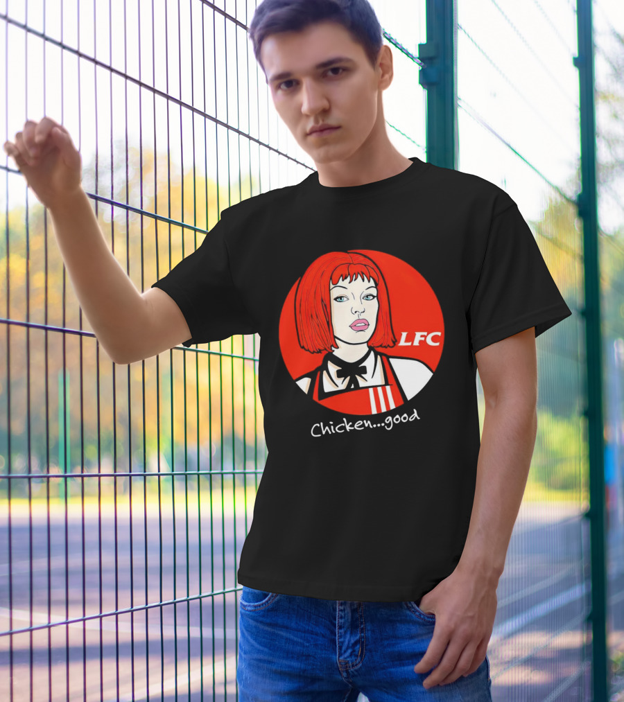 Chicken Good LFC Retro Style Redhead T-Shirt