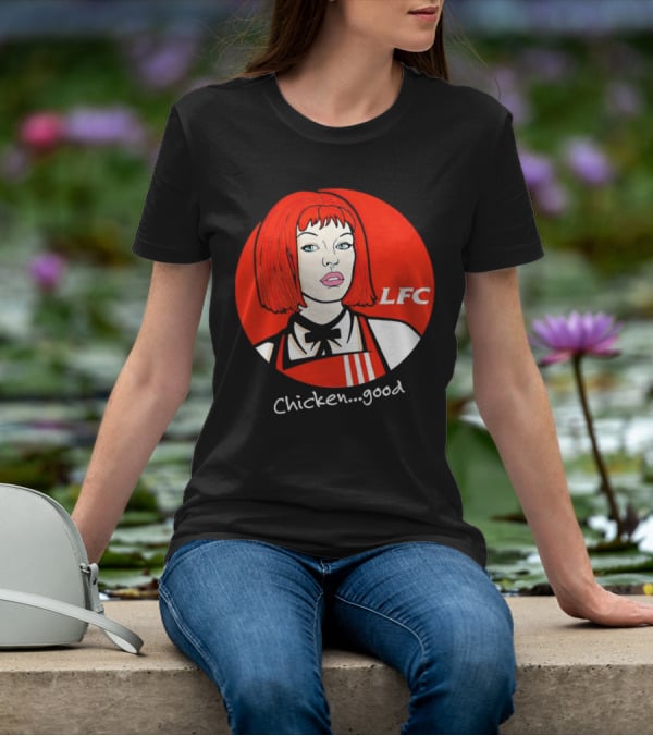 Chicken Good LFC Retro Style Redhead T-Shirt