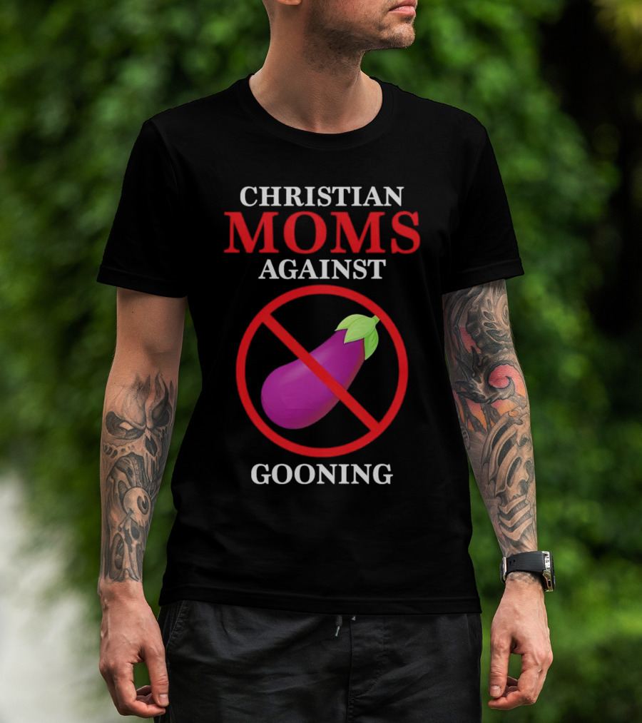 Christian Moms Against Gooning Emoji T-Shirt