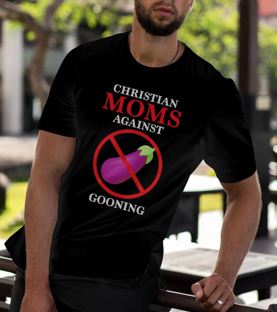 Christian Moms Against Gooning Emoji T-Shirt