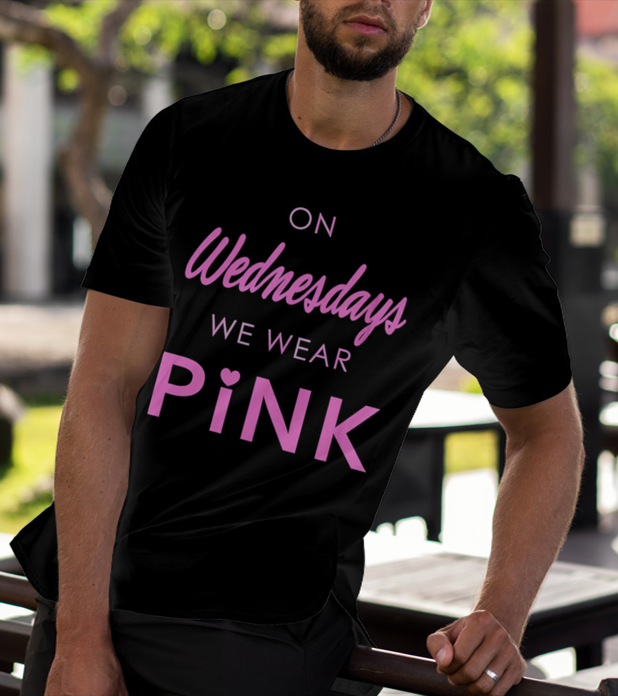 On Wednesdays We Wear Pink Mean Girls Movie T-Shirt