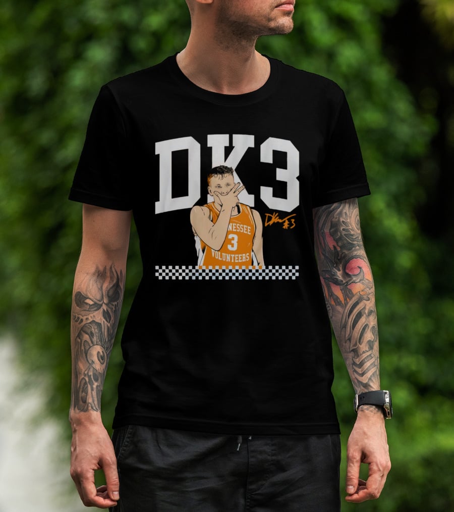 Tennessee Volunteers Basketball DK3 Dalton Knecht #3 T-Shirt