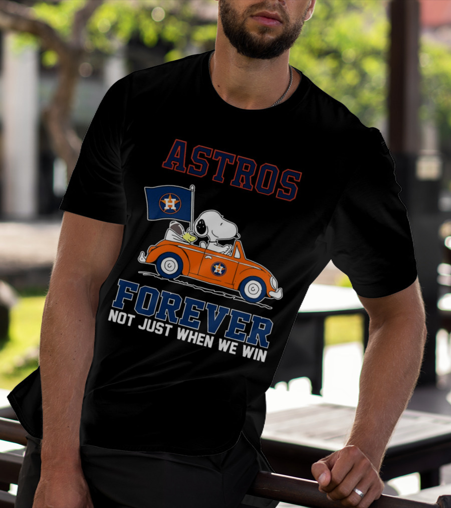 Astros Snoopy Forever Not Just When We Win T-Shirt