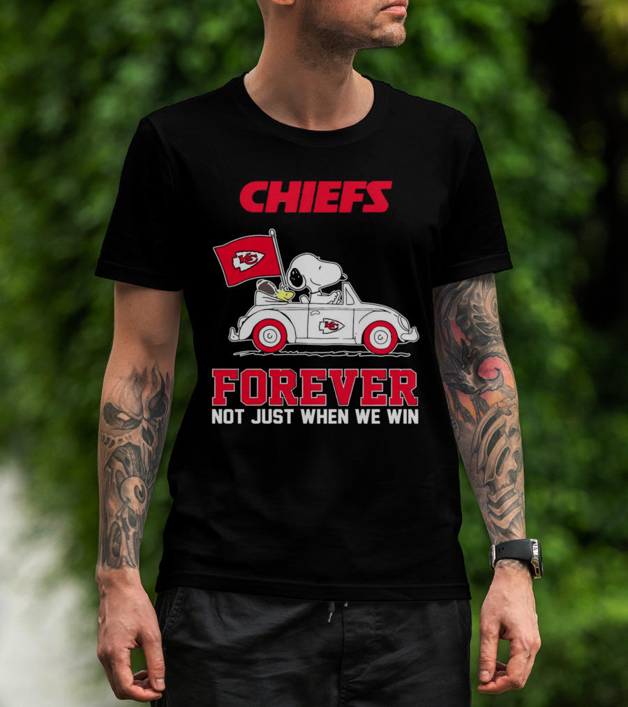 Chiefs Snoopy Forever Not Just When We Win T-Shirt