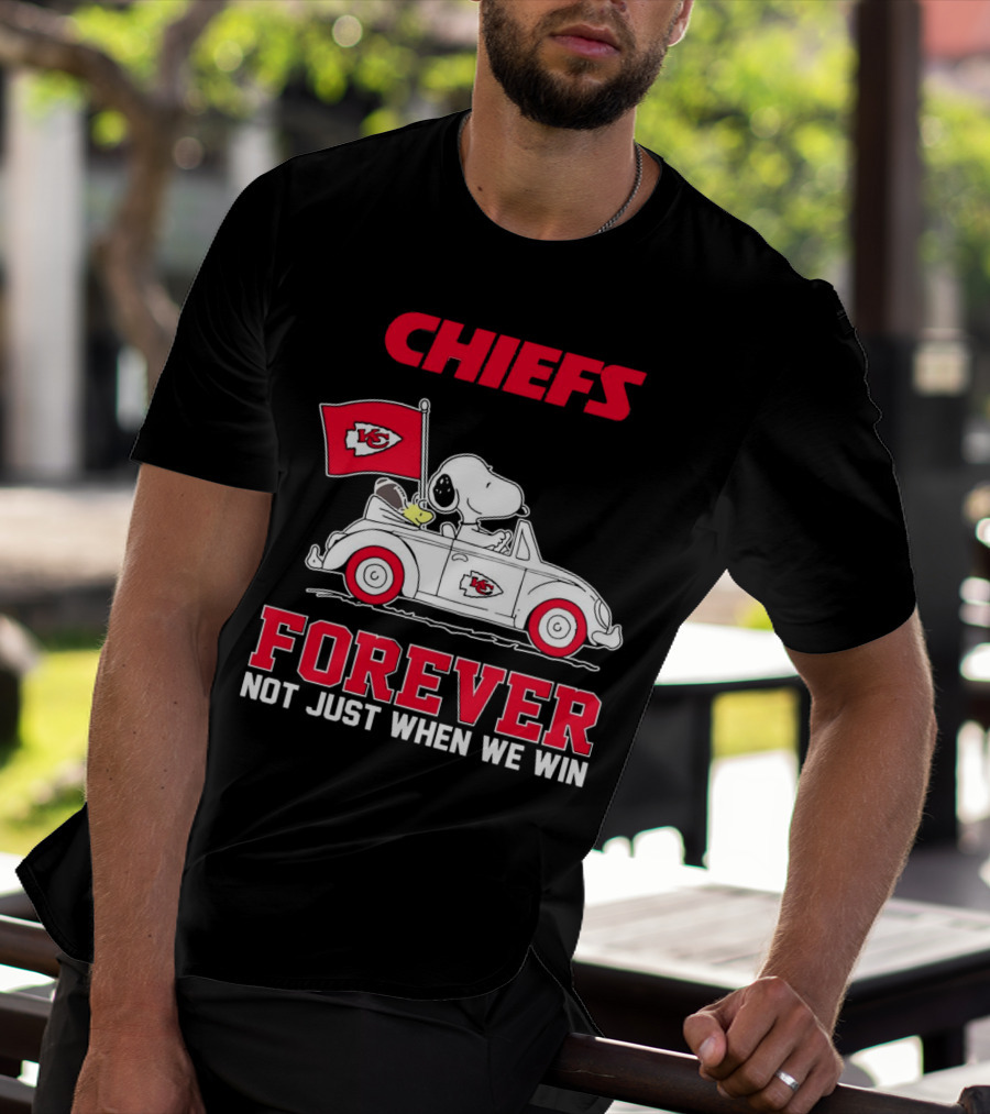 Chiefs Snoopy Forever Not Just When We Win T-Shirt