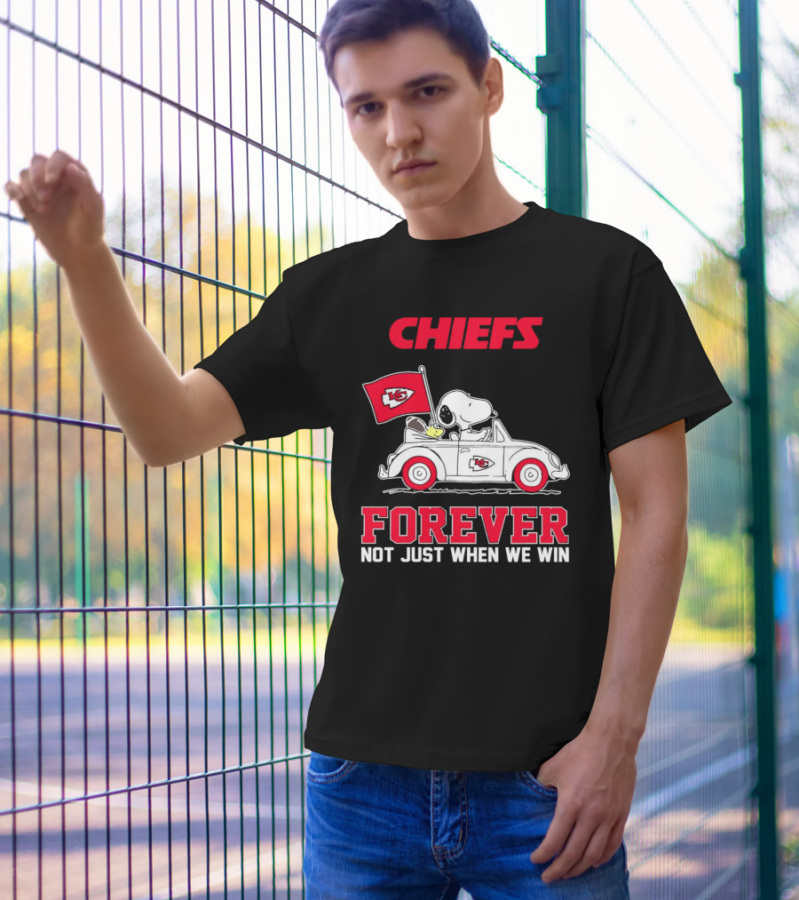Chiefs Snoopy Forever Not Just When We Win T-Shirt