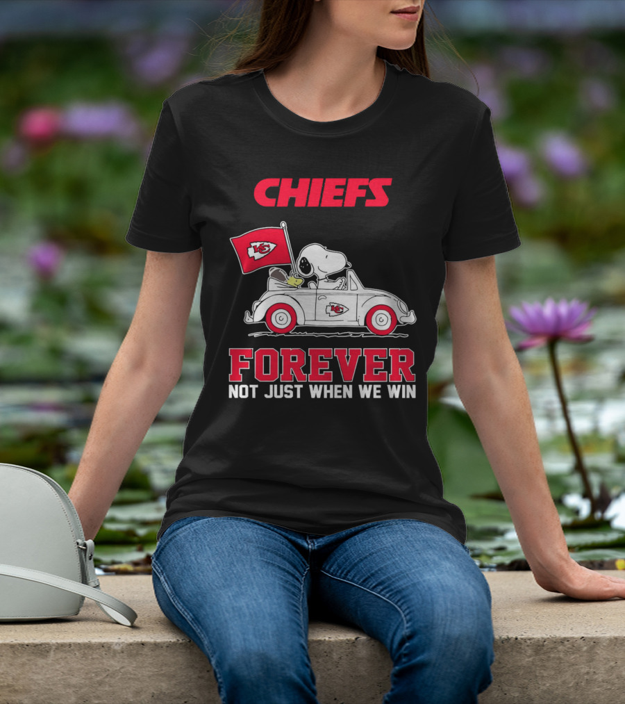 Chiefs Snoopy Forever Not Just When We Win T-Shirt