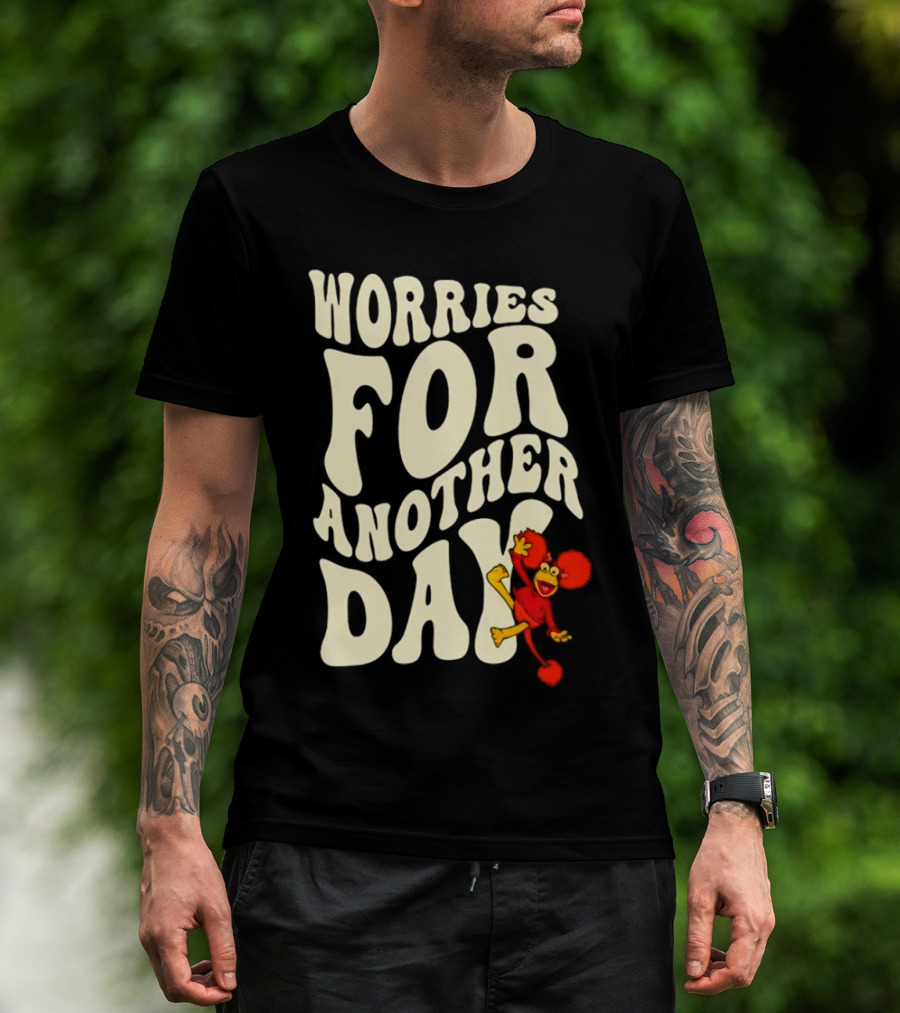 Fraggle Rock Worries For Another Day Red Muppet Character T-Shirt
