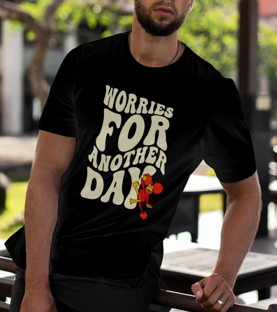 Fraggle Rock Worries For Another Day Red Muppet Character T-Shirt