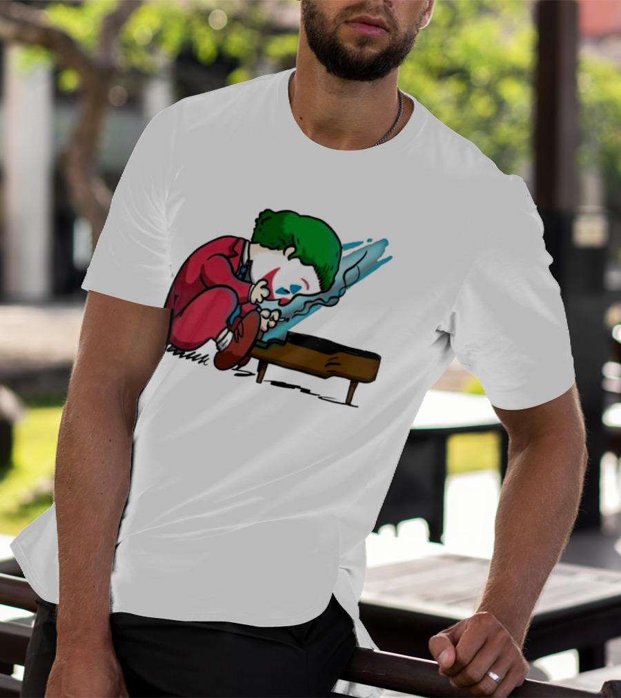 Joker Playing The Piano In Peanuts Charlie Brown T-Shirt