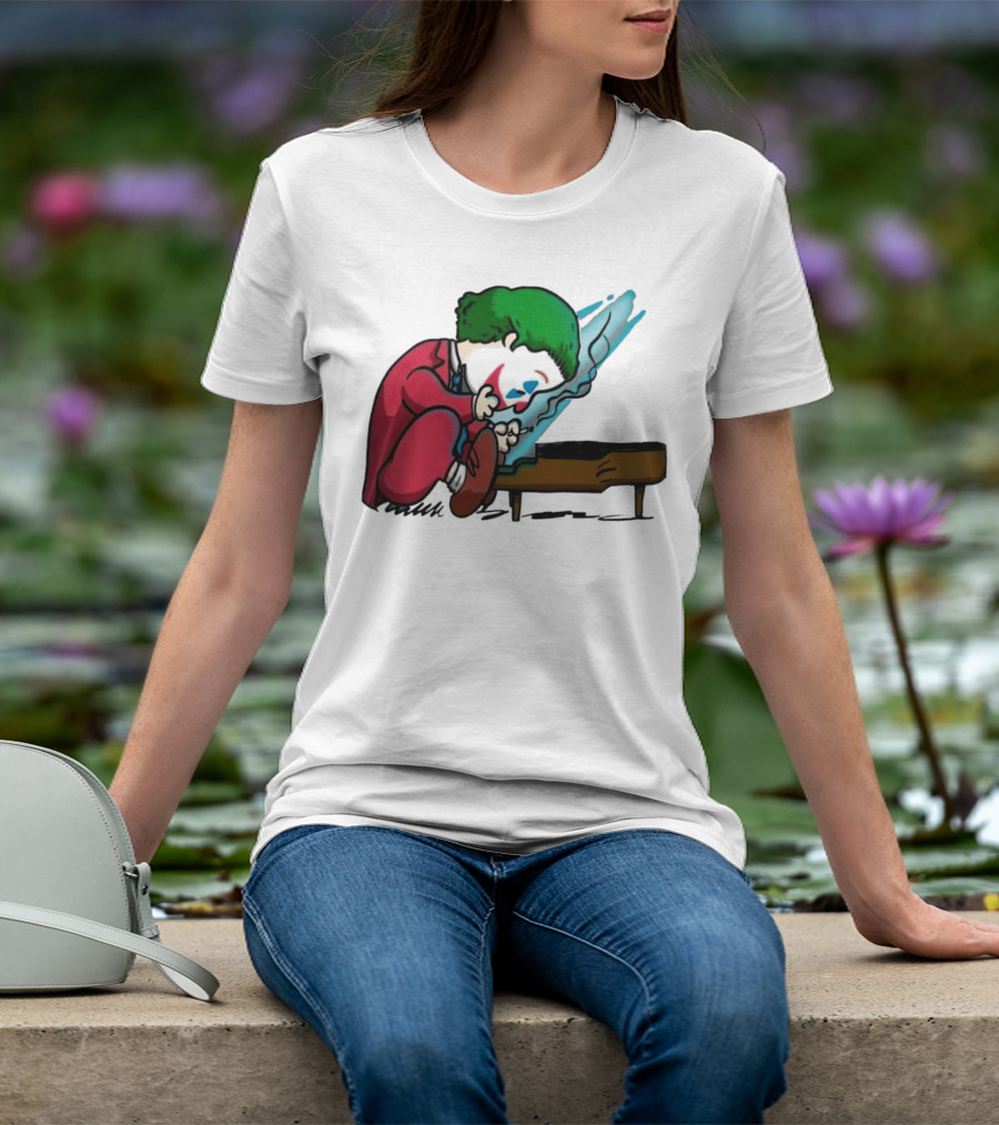 Joker Playing The Piano In Peanuts Charlie Brown T-Shirt