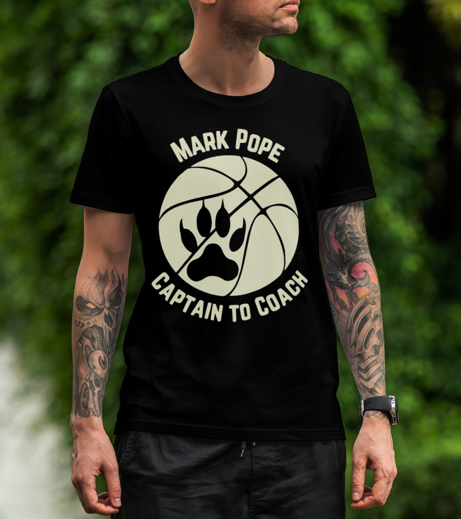 Mark Pope Captain To Coach Kentucky Basketball Legend T-Shirt