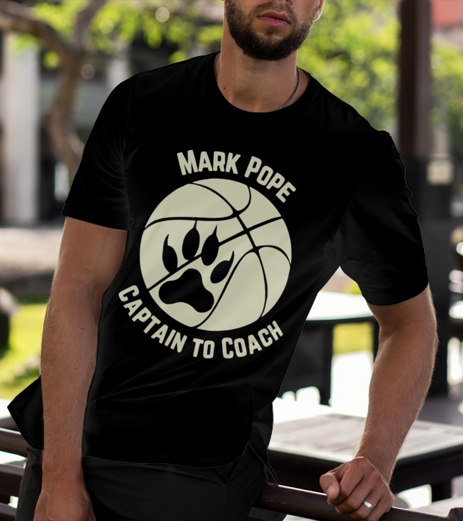 Mark Pope Captain To Coach Kentucky Basketball Legend T-Shirt