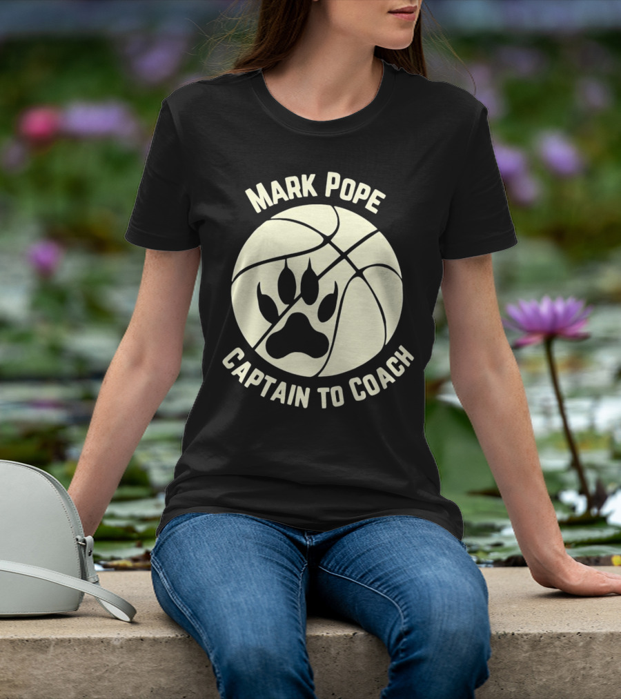 Mark Pope Captain To Coach Kentucky Basketball Legend T-Shirt