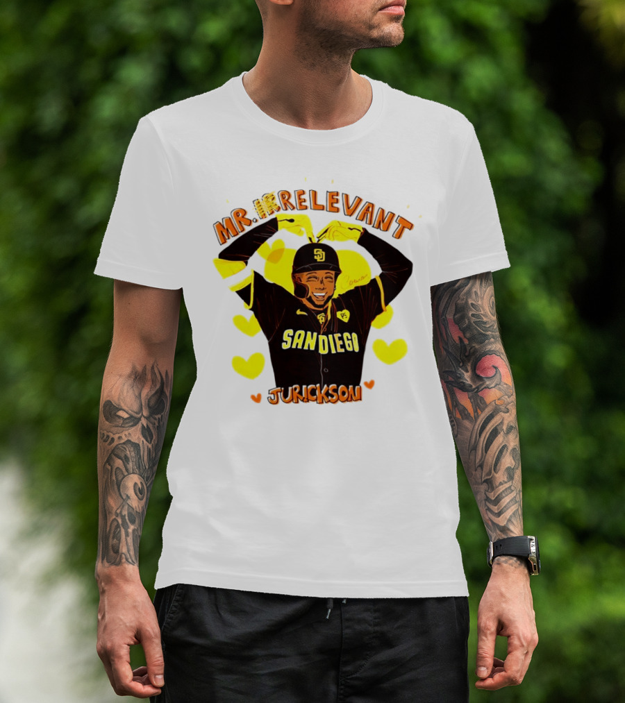 Mr Relevant Jurickson San Diego Baseball Hearts T-Shirt