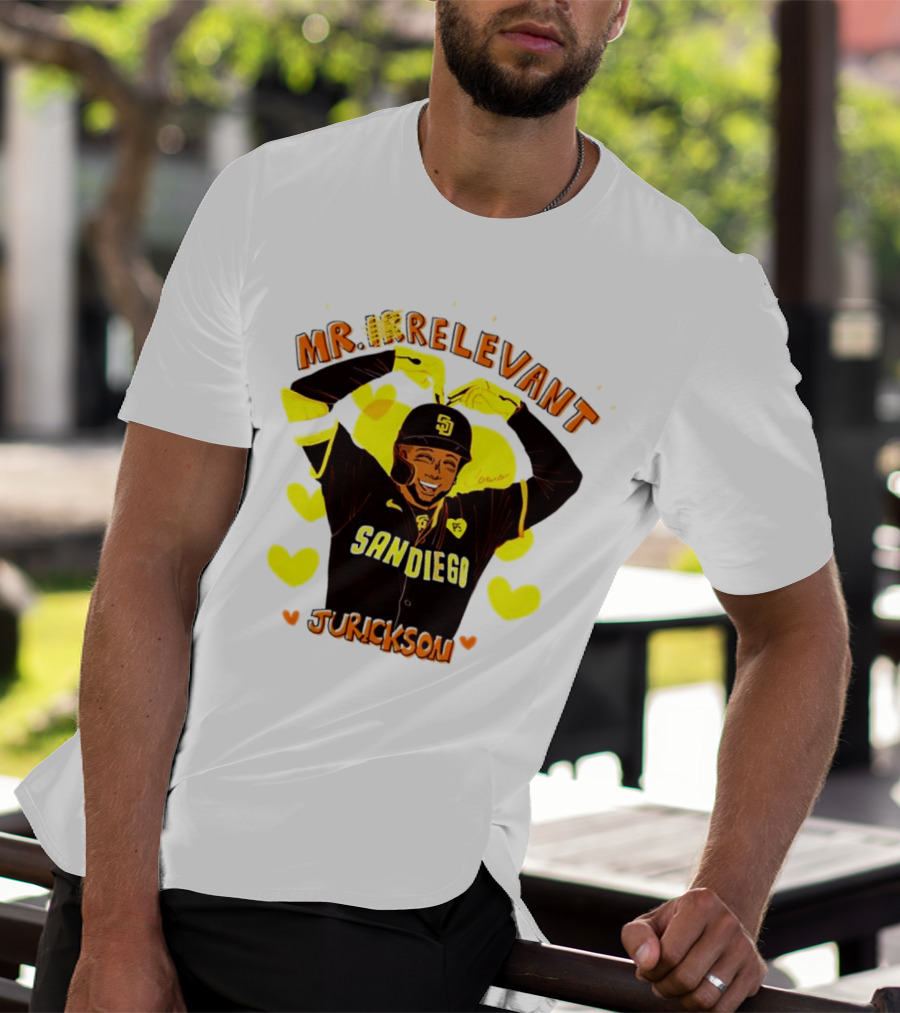 Mr Relevant Jurickson San Diego Baseball Hearts T-Shirt