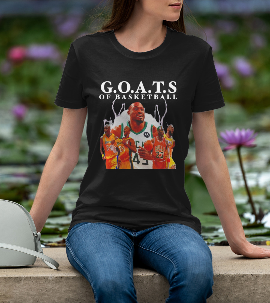 G.O.A.T.S Of Basketball NBA Players Legends T-Shirt