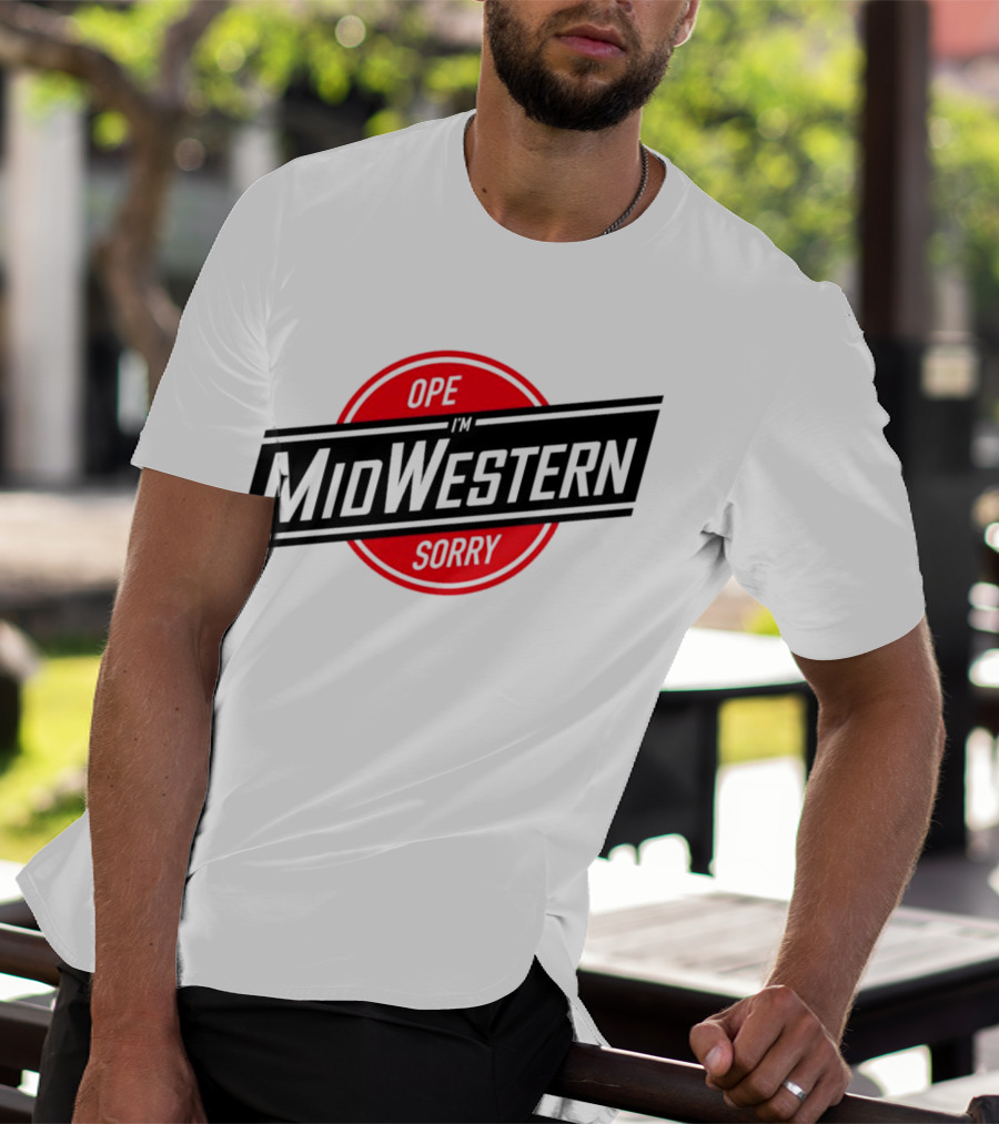 Ope I'm Sorry Midwestern Red Circle T-Shirt