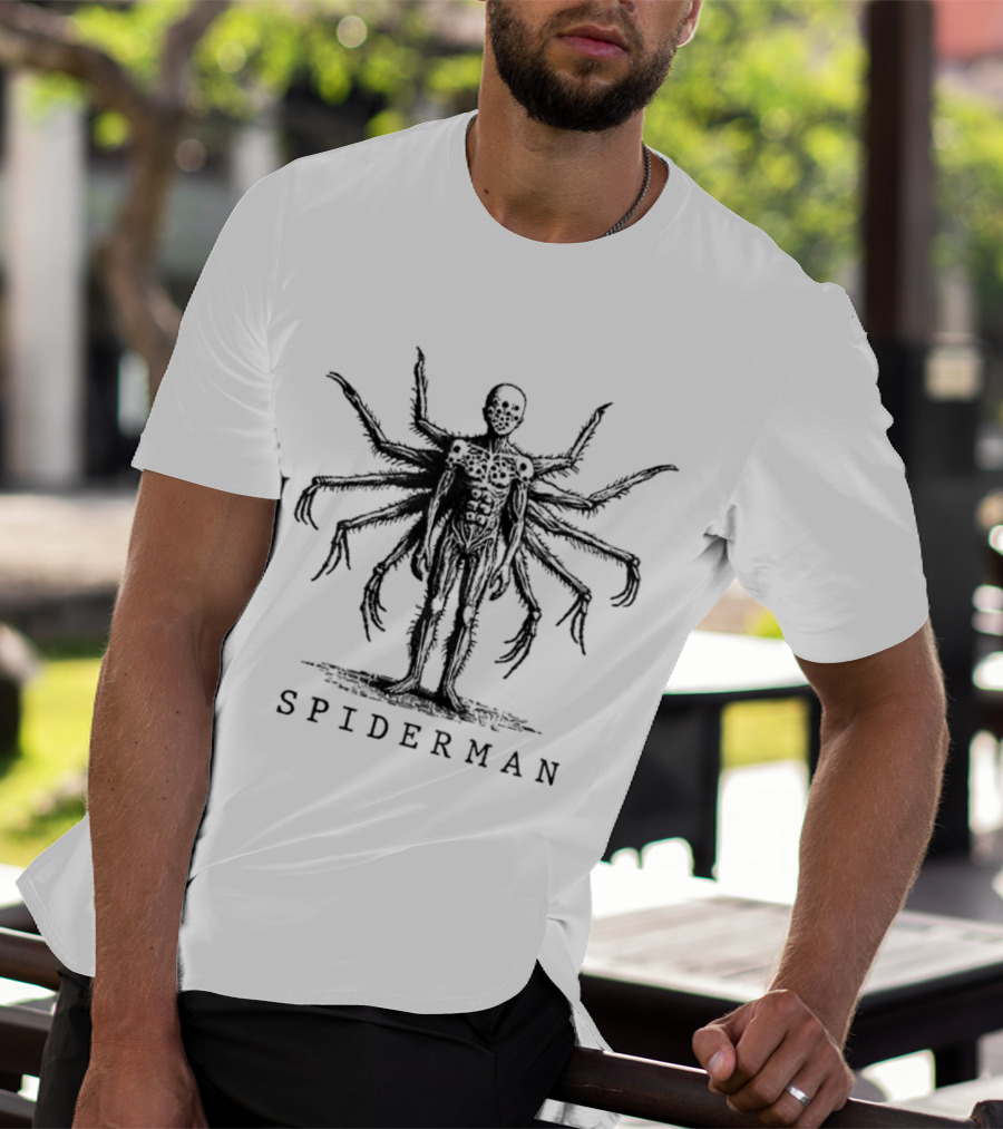 Vintage Spiderman Skeleton Arachnid Hybrid T-Shirt