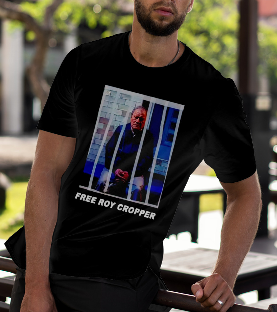 Coronation Street Free Roy Cropper Jail Image T-Shirt
