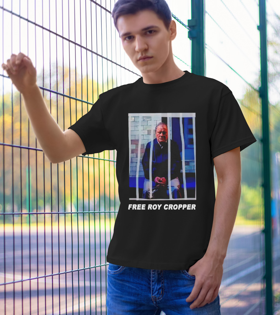Coronation Street Free Roy Cropper Jail Image T-Shirt
