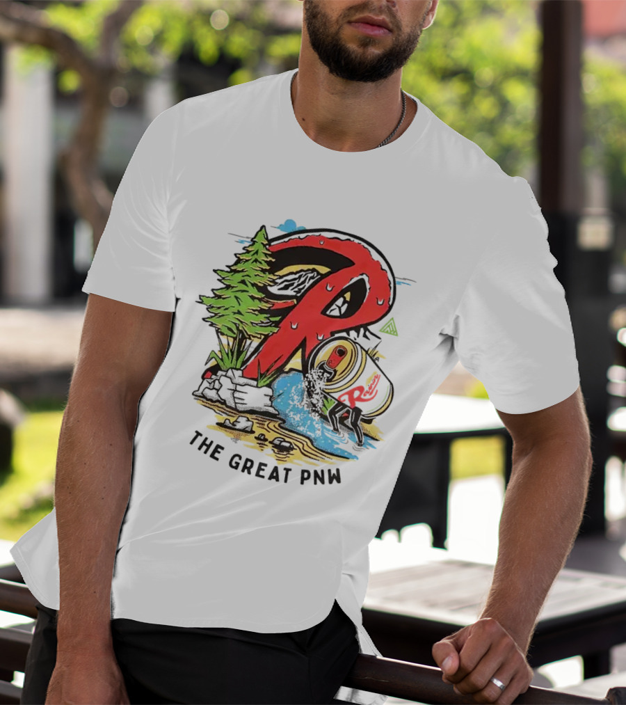 Rainier Beer The Great PNW Adventure Refresh T-Shirt