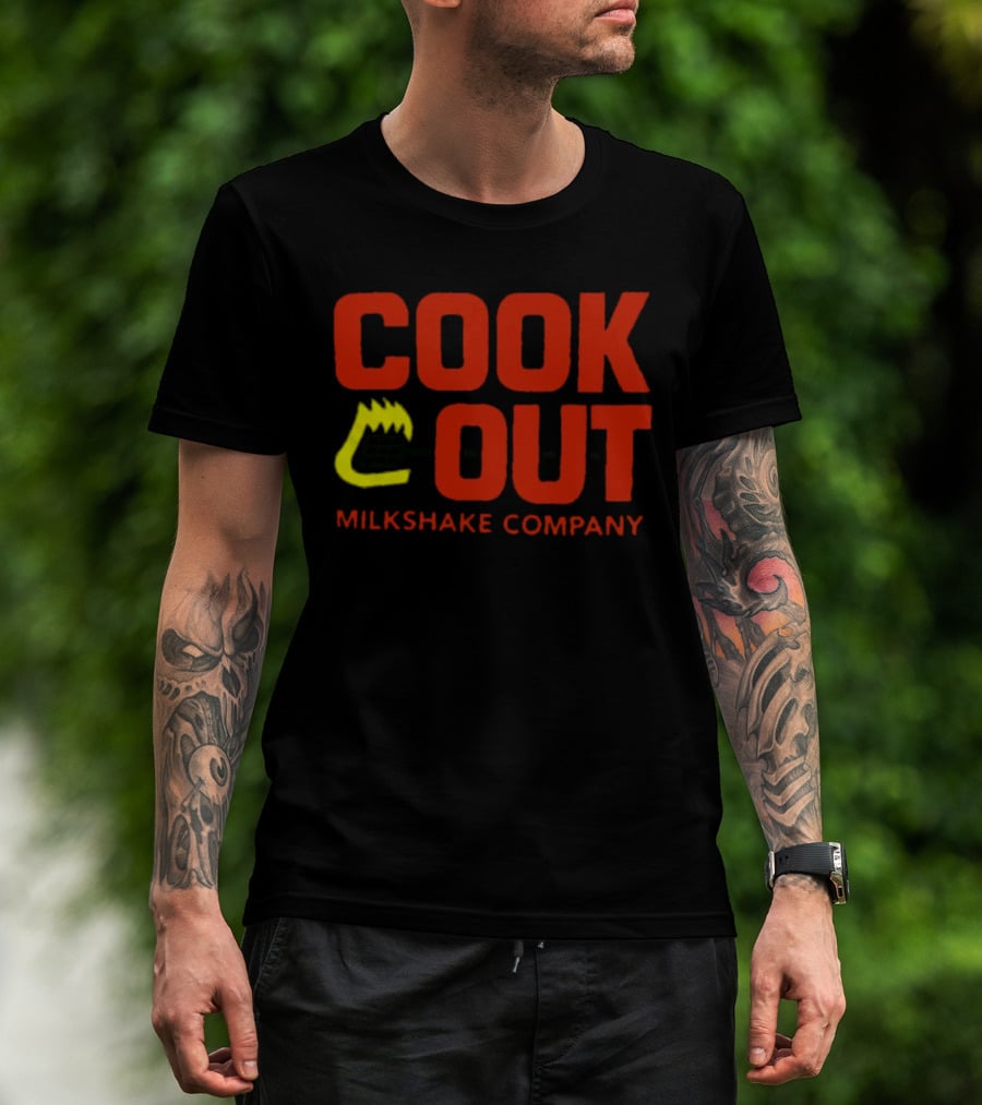 Cook Out Milkshake Company Grilled Flame T-Shirt