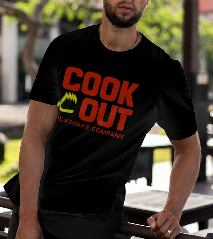Cook Out Milkshake Company Grilled Flame T-Shirt