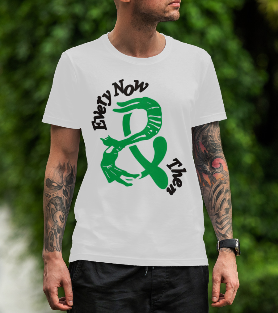 Every Now And Then Skeleton Green Dance T-Shirt