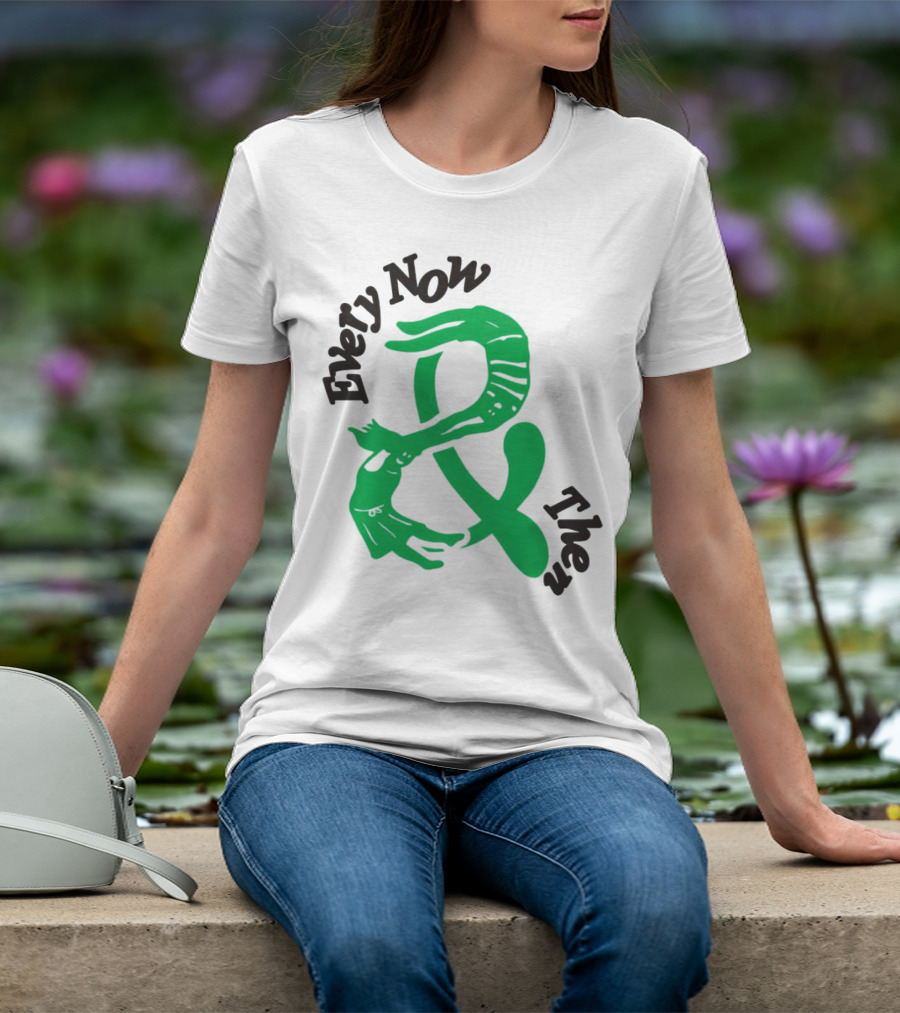 Every Now And Then Skeleton Green Dance T-Shirt