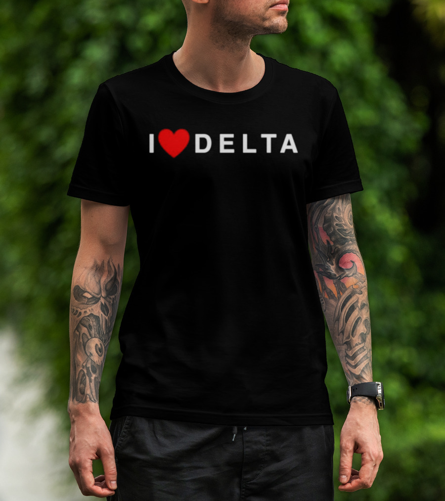 Joe Gatto Wears I Heart Delta T-Shirt