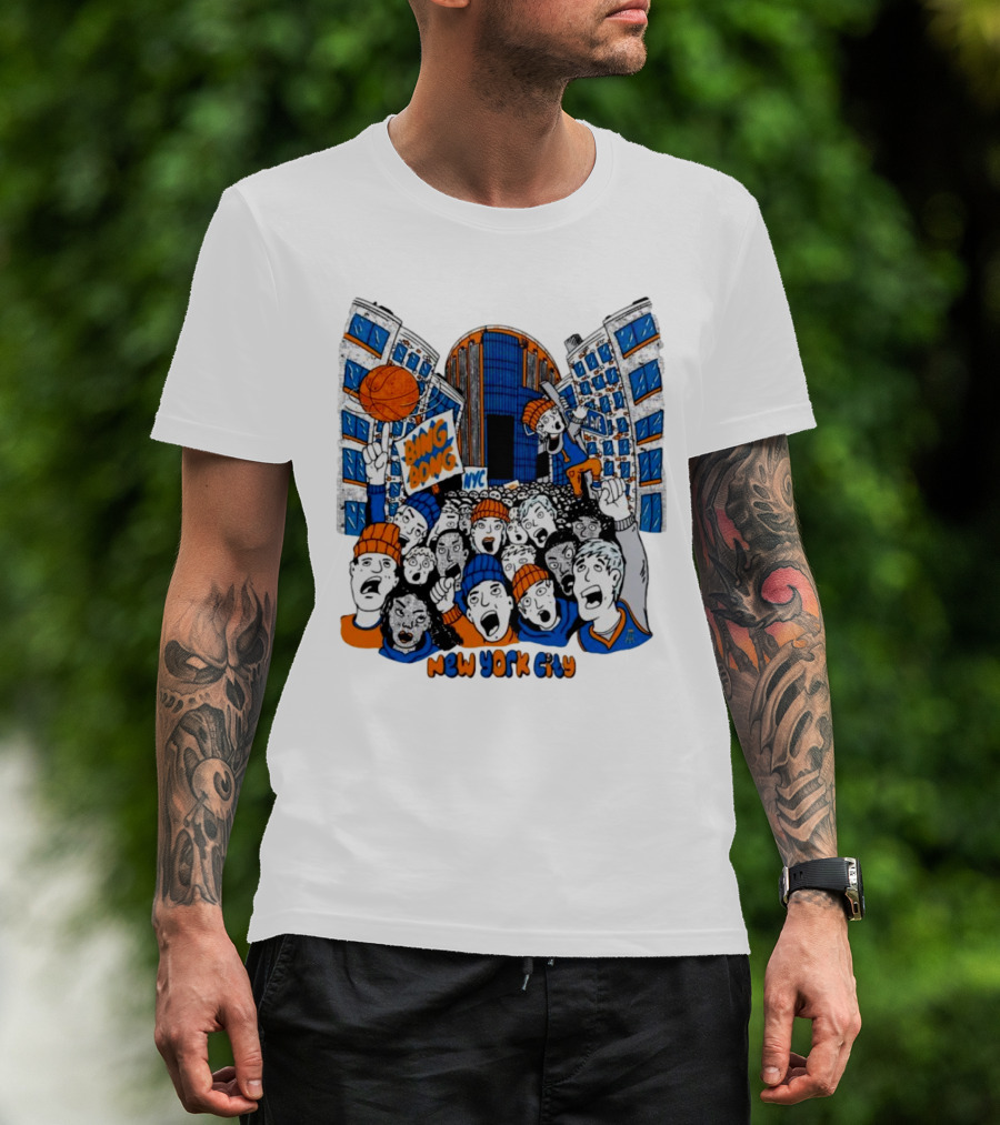 New York City Knicks NBA Bang Bong NYC Basketball Fans T-Shirt