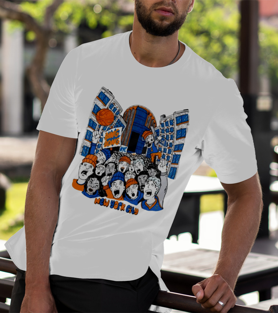 New York City Knicks NBA Bang Bong NYC Basketball Fans T-Shirt