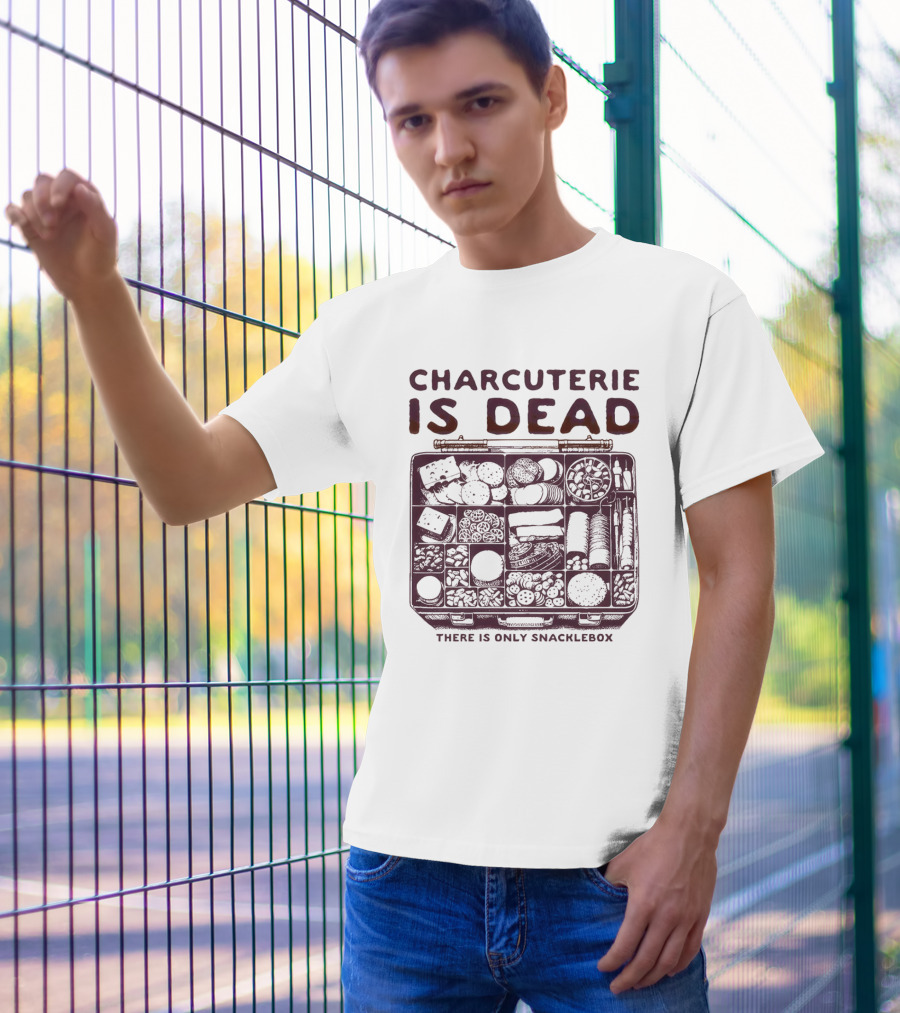 Charcuterie Is Dead There Is Only Snacklebox Meal Arrangement T-Shirt