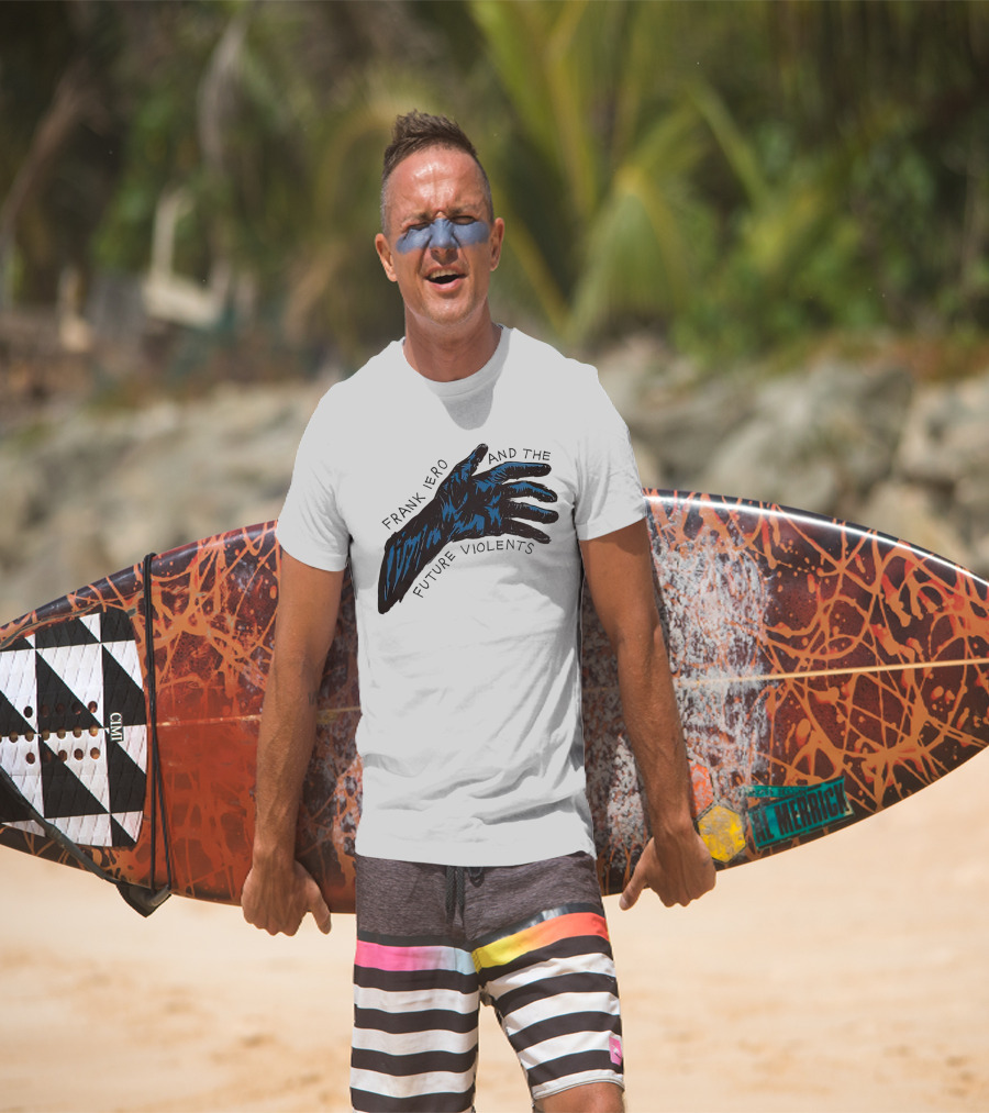 Frank Iero And The Future Violents Blue Hand T-Shirt