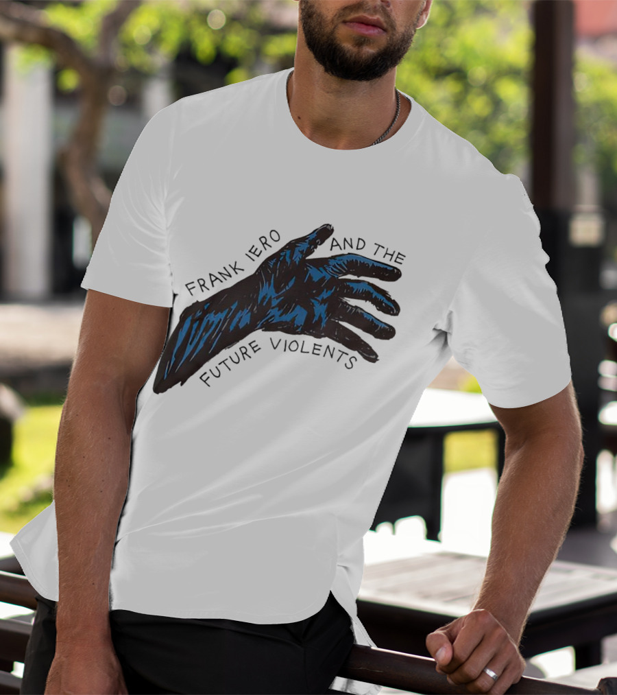 Frank Iero And The Future Violents Blue Hand T-Shirt